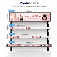 Écran LED rotatif personnalisé pour salon de beauté, barre lumineuse en tissu SEG, écran LCD extensible, affichage vidéo en bande, haute luminosité, écologique