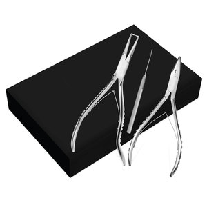 Outils professionnels pour extensions de cheveux et kit d'extensions pour extensions à micro-anneaux et micro-liens, ensemble complet avec ouvre-perles - Product Image 2