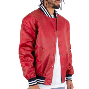 Chaqueta de Satén para Hombre, Ligera, de Alta Calidad, con Logotipo Personalizado, Nuevo Diseño - Product Image 3