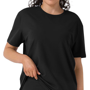2026 New Arrival Women's Short Sleeve Round Neck T Shirt And Above Knee Length With High Elastic Wasitband Top Design Short <b>Sets</b> - Product Image 4