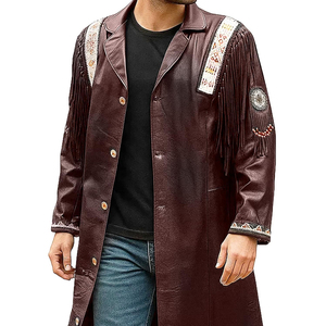 Chaqueta de Cuero para Hombre de la Mejor Calidad, Chaqueta de Cuero Genuino Premium, Color Único, Marca Personalizada, Suministro de Fábrica ODM - Product Image 4