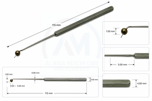Al Mida Healthcare Instrumento de Cauterización Oftálmica, Herramienta Quirúrgica Manual, Certificado CE Clase II AMHC-R-373, 1 Año de Garantía Quirúrgica - Product Image 5