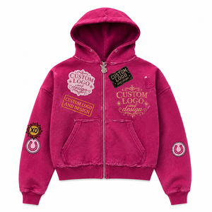 Wholesale Heavyweight Cotton <b>Zip</b> Up Hoodie OEM Men's <b>Zip</b> Hoodie Custom Blank <b>Zip</b> Hoodie Men - Product Image 4