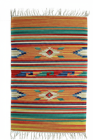 Tapis en coton 100% fait main, motif floral, design moderne, lavable en machine, réversible, sur mesure, pour la maison, l'hôtel, les voyages et l'usage commercial