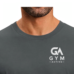 Camisetas Deportivas para Hombre GYM Active, 100% Algodón Tejido, Camisetas de Talla Grande para Hombre, Camisetas de Algodón/Poliéster para Hombre, Alta Calidad, Ecológicas - Product Image 2