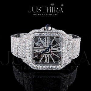 Reloj Clásico con Esfera de Diamantes de Alta Demanda para Unisex, con Correa Delgada, Ligero y Moderno para Uso Diario, Disponible para la Venta - Product Image 2