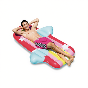 Colchón Inflable Rainbow de 183X132CM 58729, Diversión Flotante para Deportes Acuáticos y Ocio - Product Image 1