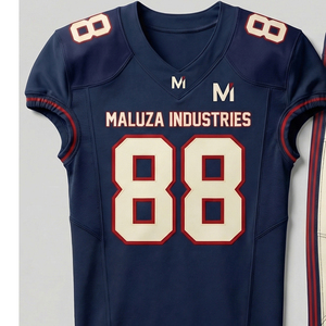 ชุดยูนิฟอร์มอเมริกันฟุตบอลแบบกำหนดเอง ชุดเสื้อและกางเกงทีมระดับโปร ระบายอากาศได้ดี คุณภาพสูง ชุดกีฬา MALUZA INDUSTRIES Elite - Product Image 3