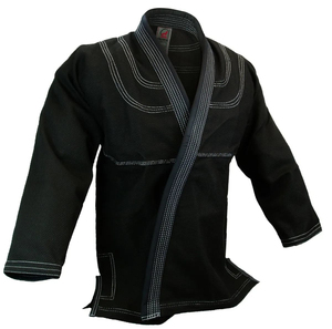 Kimono de Jiu-Jitsu pour garçons, personnalisé avec logo, en coton 100% durable et léger, bleu et blanc, pour arts martiaux, vente en gros directe usine - Product Image 4