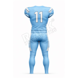 Camiseta de fútbol negra personalizada, nombre del equipo personalizado, cualquier nombre y número, uniforme de fútbol americano, ropa deportiva transpirable de malla para hombres - Product Image 2