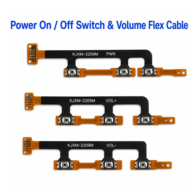 Wholesale Infinix Tecno Mobile Phone Power On/Off Volume Side Button Flex Cable Replacement Repair Spare Part 1 Year Warranty