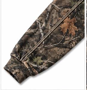 Unisex Camouflage Tracksuit Full <b>Zip</b> <b>Hooded</b> Sweatshirt and Pants Set Breathable Polyester Casual Wear Autumn Style - Product Image 4