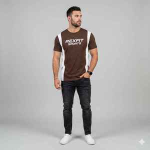 REXFIT SPORTS Camisetas Casuales de Manga Larga para Hombre al por Mayor, Material de Punto Suave, OEM, para Deporte y Uso Diario - Product Image 5