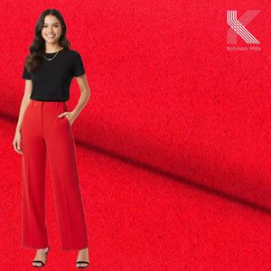 Pantalon de travail en tissu satiné extensible 315 GSM en coton, polyester et élasthanne, doux, respirant, robuste, teint réactif - Product Image 2