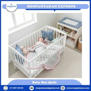 Edredón para Bebé Estampado a Mano, 100x140 cm, para Todas las Estaciones, Hipoalergénico, Estilo Simple, para Uso Doméstico, 0-12 Meses - Product Image 2