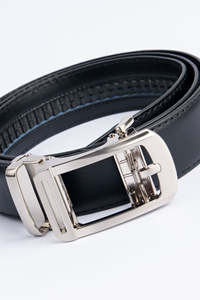 Cinturón Clásico de Lujo para Hombre, de Cuero Genuino de Vaca, Color Negro y Marrón, con Hebilla de Cobre, 35 mm de Ancho, Impermeable - Product Image 2