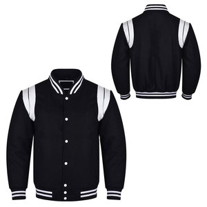 แจ็คเก็ตวาร์ซิตี้ลำลองสำหรับผู้ชายฤดูหนาว ดีไซน์ใหม่ คุณภาพสูง แห้งเร็ว ระบายอากาศได้ดี สีตามสั่ง โลโก้ตามสั่ง รับผลิตแบบ OEM/ODM ขายส่ง - Product Image 4