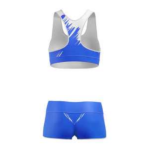 Ensemble de yoga et de sport personnalisé pour femmes : soutien-gorge de sport rembourré et short taille haute, séchage rapide, respirant, vêtements de sport actifs OEM ODM - Product Image 5