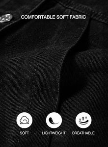 Veste en jean décontractée pour homme, 100 % coton, avec logo personnalisé sur le devant, haute qualité, respirante, écologique, séchage rapide, pour l'extérieur, vente en gros - Product Image 2