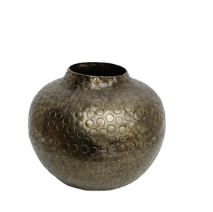 Modern Decorative Aluminium <b>Flower</b> Vase for Home Decor Table Centerpiece <b>Artificial</b> <b>Flower</b> Arrangement and Office Decoration - Product Image 1