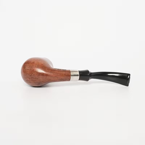 Pipe à tabac en bois naturel et résine, dispositif artistique pour fumer, pipe à herbes durable faite à la main, style collectionneur, article cadeau de luxe - Product Image 5