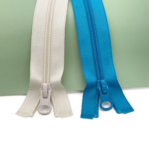 Wholesale Custom Color #5 Nylon Open End <b>Zipper</b> Auto Lock <b>Zipper</b> for Jacket Coat Garment Front Fly - Product Image 4