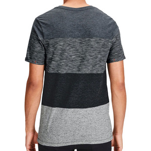 เสื้อยืดลำลองสปอร์ตพิมพ์โลโก้ตามสั่งสำหรับผู้ชาย ผ้าคุณภาพสูง สำหรับสั่งซื้อจำนวนมาก เสื้อยืดผ้าฝ้ายแท้ 100% รุ่น AI-TSM-02 - Product Image 3