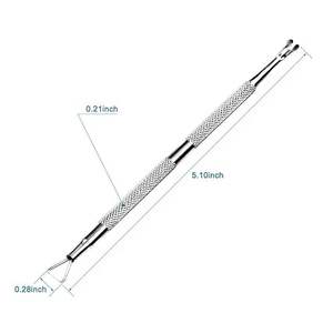 Pousse-cuticules professionnel, outils de manucure pour retirer le vernis gel, double extrémité, pointu, double usage - Product Image 2