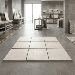 Baldosas de Porcelana Esmaltada para Exteriores de Grado Comercial, 2 cm de Grosor, 600x600 600x900 mm, Resistentes, Modernas, Color Crema - Product Image 3
