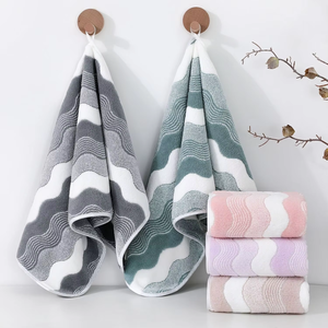 Premium Quality Face <b>Towel</b> Soft Smooth Cotton <b>Hand</b> <b>Towel</b> for Gym Salon Spa Bathroom OEM Wholesale Bulk Orders Chevron <b>Pattern</b> - Product Image 5