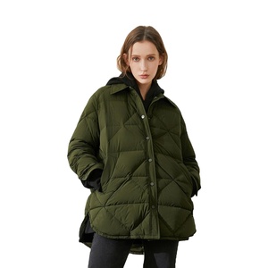 Customizable Logo Winter Thick Windproof And Warm Puff Jacket With Stand Collar And <b>Bubble</b> Design Hip Hop Style Jacket - Product Image 5