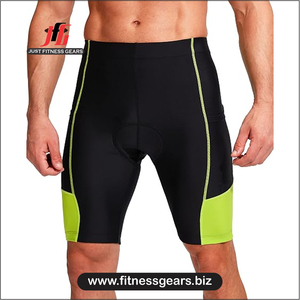 High Performance Eco-Friendly Breathable Spandex/Polyester <b>Cycling</b> <b>Shorts</b> Customizable Options Men-Padded Comfort Quick Dry - Product Image 1