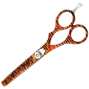 Ciseaux à effiler les cheveux personnalisés avec logo, 5,5 pouces, en acier inoxydable, légers, réutilisables, faible MOQ, ciseaux à effiler pour barbier - Product Image 6