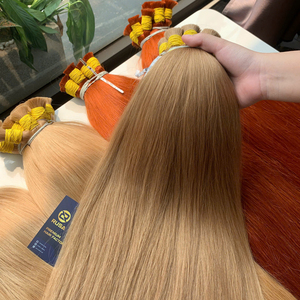 Couleur # Extensions de cheveux vierges en vrac (18 pièces) – Prix de gros direct – Cheveux bruts du Vietnam, épais, à fusionner, trame simple pour usage professionnel en salon - Product Image 5