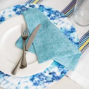 Set di 4 Tovagliette Rotonde Bohémien Resistenti con Motivo Vegetale di Mode Living, Ecologiche per l'Uso Quotidiano - Product Image 4