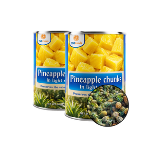Fabricante de Vietnam Ofrece Trozos de Piña Enlatados en Almíbar Ligero a Precio Económico, Empacados en Latas de 20 oz - Product Image 1