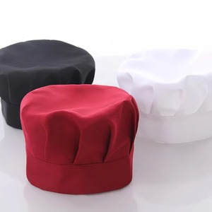 <b>Kitchen</b> Chef Uniform Hat and Black Twill <b>Apron</b> Set for Restaurant & Bar Use Unisex - Product Image 3