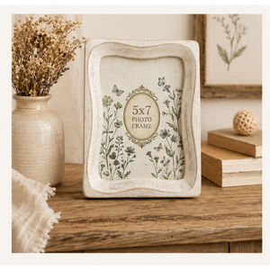 <b>Wooden</b> Photo <b>Frame</b> Vintage White Ornate <b>Picture</b> <b>Frame</b> Shabby Chic Rustic Tabletop Photo <b>Frame</b> for Wedding Home Decor Wholesale - Product Image 2