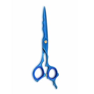 Ciseaux de barbier noir mat avec finition plaquée or 6,5 offset - Product Image 6