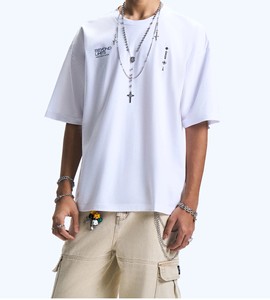 เสื้อยืดแฟชั่นผู้ชาย แขนยาว สีพื้น 100% โพลีเอสเตอร์ สีชมพู/กรมท่า คอตั้ง ปรับแต่งได้ เสื้อยืดแบบยูนิเซ็กซ์ - Product Image 3