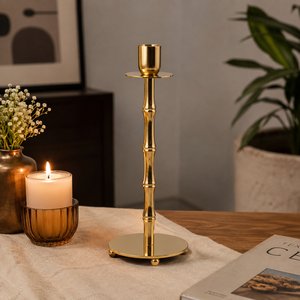 Support de bougie en laiton de qualité supérieure, grand chandelier élégant pour centre de table, décoration intérieure, décoration de mariage - Product Image 2
