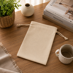 Premium Cotton Drawstring <b>Bag</b> | Reusable Muslin Pouch Eco Friendly Gift Packaging Storage <b>Bag</b> Wholesale Custom Favor Storage <b>Bag</b> - Product Image 3