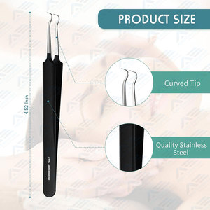 Kit de herramientas Pimple Popper, extractor de espinillas para acné facial, herramientas de extracción de imperfecciones, herramienta Popper para cara y nariz - Product Image 3