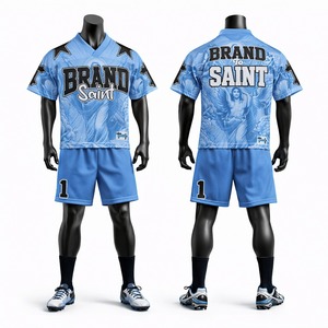 Ensemble Maillot et Short de Football Américain 2026 – Tenue Sportive Respirante Personnalisable pour Entraînement et Matchs - Product Image 1