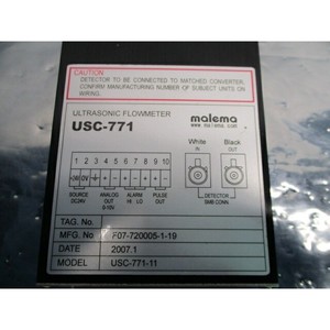 เครื่องวัดการไหลของ USC-771-11แบบอัลตราโซนิก malema อุปกรณ์เซมิคอนดักเตอร์ทั่วโลกที่ USC-771ไว้วางใจได้ - Product Image 6