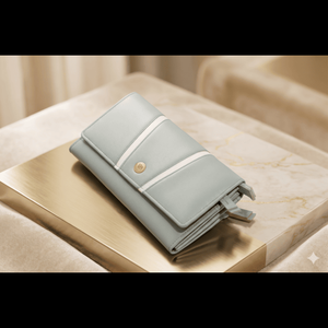 WRIZA Premium Genuine Leather <b>Wallet</b> for Women | <b>RFID</b> Blocking Clutch Multiple Card Slots Cash Compartments Daily Use Large - Product Image 6