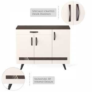 Étagère à chaussures minimaliste Kaspen, installation autonome - Product Image 2