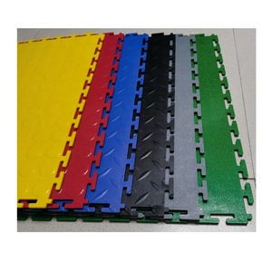 Pvc Interlocking Garage Floor Tiles Car 4s Workshop Showroom Vinyl <b>Plastic</b> Flooring Modern Indoor 6mm 5mm Vinyl Flooring for Gym - Product Image 5