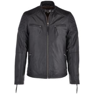 Veste en cuir personnalisée de haute qualité avec logo, vêtement de mode coupe-vent pour hommes, service OEM, personnalisable 2026 - Product Image 1
