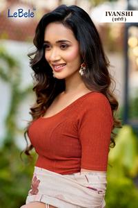 Blusa de Alta Calidad LeBeLe Ivanshi de Diseño, con Mangas Raglán de Algodón, Corte Ajustado, Cuello Redondo, Cómoda para Usar Todo el Día - Product Image 3